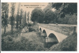 CPA 37 LE GRAND PRESSIGNY Les Ponts Et Le MOULIN - Le Grand-Pressigny