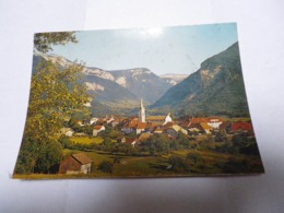 CPSM 74 - THORENS GLIERES VUE GÉNÉRALE SUR LA PAYS AU FOND LE PLATEAU DES GLIERES - Thorens-Glières