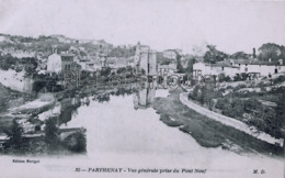 CPA  Parthenay Vue Générale Depuis Le Pont Neuf - Parthenay