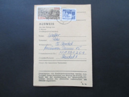 DDR 1990 2x Ausweis Für Den Bezug Von3 Sätzen Sonderpostwertzeichen - Lettres & Documents