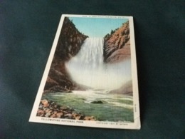 CASCATA FALLS YELLOWSTONE NATIONAL PARK GREAT FALLS FROM BELOW USA - Yellowstone