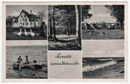Grömitz Lenste - S/w Mehrbildkarte 1   Zwischen Wald Und See - Grömitz