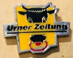 JOURNAL D'URI - URNER ZEITUNG - NEWSPAPERS - SUISSE - SWISS - SCHWEIZ  - TAUREAU - VACHE - COW - KUH -       (JAUNE) - Médias