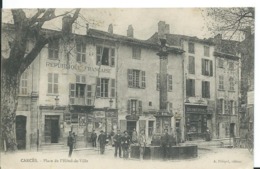 CARCES    ( VAR ) PLACE DE L 'HÔTEL DE VILLE - Carces