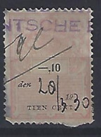 Netherlands 1930 Revenue Stamp  10c (o) - Fiscales