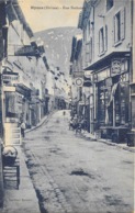 Nyons (Drôme) Rue Nationale, Bar-Restaurant, Tabac, Coiffeur - Edition Vve Paul Monnier - Carte De 1928 - Nyons