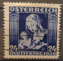 AUSTRIA 1936 - Canceled - ANK 627 - Muttertag 1936 - Used Stamps