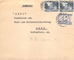 Polnischer Brief Krakau > Schweiz 1938 AKS - Lettres & Documents