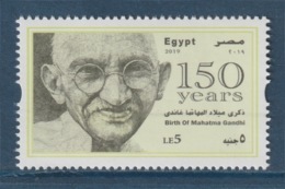 Egypt - 2019 - New - ( 150th Annie., Birth Of Mahatma Gandhi ) - MNH** - Unused Stamps