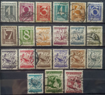 AUSTRIA 1925 - Canceled - ANK 447-467 - Complete Set! - Used Stamps