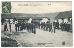 PONTARLIER (25) - Au Camp Des Pareuses - La Garde - Ed. Borel, Pontarlier - Pontarlier