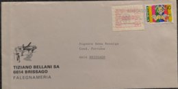 1993 Helvetia - Brissago Palme  E Sole  FRAMA  0010 Circus 50 - Used Stamp On Cover - Brieven En Documenten
