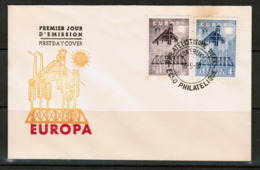 BELGIUM   Scott # 512-3 On 1957 "EUROPA" FIRST DAY COVER (F.D.C.) (OS-522) - 1957