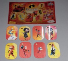 SERIE PUZZLES  KINDER SUPRISE   LOS INCREIBLES AVEC 8 HOLOGRAMES - Puzzels