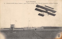 Thème : Aviation .    Legagneux    Biplan Sommer    (Voir Scan) - Aviatori