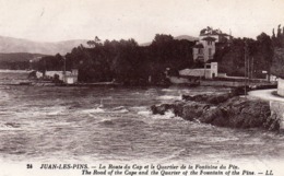 ANTIBES (Juan-les -Pins - (Alpes Maritimes) - La Route Du Cap Et Le Quartier De La Fontainedu Pin - (n°.24 éd LL) - Juan-les-Pins