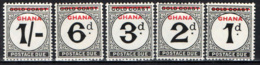 GHANA - 1958 - Gold Coast Overprinted “GHANA” And Bar In Red - MNH - Ghana (1957-...)