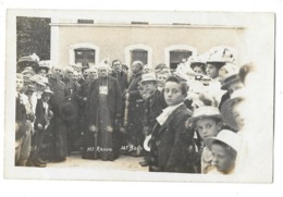 L'ILE BOUCHARD (37) Carte Photo Gare Fete Monseigneur Ranou Monseigneur Bolo Belle Animation - L'Île-Bouchard