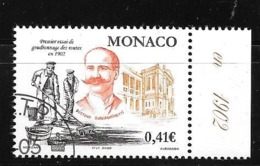 Monaco;n°2352 O (avec Gomme D'origine ,tampon De Monaco) "Portrait De Guglielminetti"  (sous Faciale) - Other & Unclassified