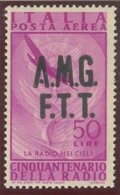 TRIESTE A.M.G.-F.T.T. SASS. P.A. 12  VARIETA'  NUOVO - Poste Aérienne