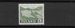 1950 MNH Iceland, Island, Mi 270 - Ungebraucht