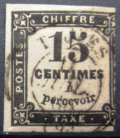 FRANCE                    TAXE 3                     OBLITERE - 1859-1959 Used
