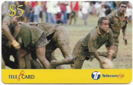 Fiji - Telecom Fiji - Naitafiri Rugby, Scrum Half, Cn.99048, Remote Mem. 5$, Used - Fiji