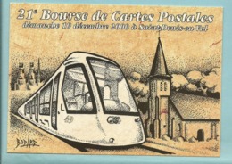 CPM 45 Saint Denis En Val  21 ème Bourse  Cartes Postales 2000 Thème Les Transports Urbains Illustrateur G Bogard N°273 - Bourses & Salons De Collections