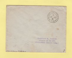 Poste Aux Armees 170 - 3e Division D Infanterie - FM - 21-12-1939 - WW II