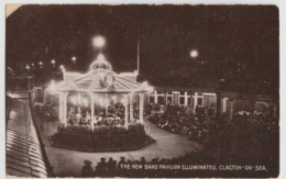 CLACTON ON SEA BAND Pavillion 1915 Rppc Real Photo Postcard. - Clacton On Sea