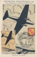 Carte  FRANCE  Exposition  Philatélique   MAISONS - ALFORT   1946 - Esposizioni Filateliche