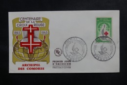COMORES - Enveloppe FDC  En 1963 - Croix Rouge - L 47097 - Storia Postale