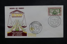 COMORES - Enveloppe FDC  En 1963 - Droits De L 'Homme - L 47098 - Lettres & Documents