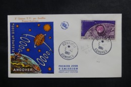 COMORES - Enveloppe FDC  En 1962 - Satellite - L 47101 - Lettres & Documents