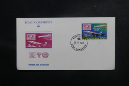 COMORES - Enveloppe FDC En 1977 - ONU Service Postal - L 47163 - Comores (1975-...)