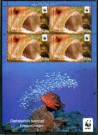 AITUTAKI 2010** - Pesci / Fishes - WWF - Block Di 4 Val. MNH, Come Da Scansione. - Pesci