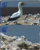 Ascension - GPT, 1CASB/C, Set Of 2 Cards, White/Fairy Bird, 5/10£, 5,031/8,426ex, 1990, Used - Islas Ascensión