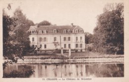 Carte 1930 CHAMPS / CHATEAU DE BELOMBRE - Champs Sur Yonne