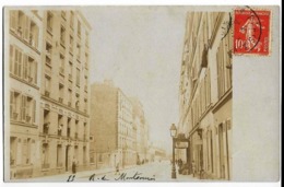 PARIS Photo-carte De  La Rue De Montsouris N°15 - Arrondissement: 14