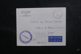 COMORES - Enveloppe Des PTT De Moroni Pour Paris En 1970 - L 47261 - Cartas & Documentos