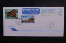 MAYOTTE - Affranchissement Plaisant De Mtzamboro En 1998 Sur Enveloppe - L 47263 - Briefe U. Dokumente