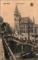 ! 1917 Ansichtskarte Lüttich, Liege, Poste Centrale, Postamt, Feldpost - Lüttich