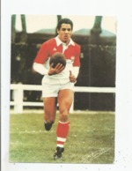 SERGE BLANCO (RUGBY FRANCE BIARRITZ OLYMPIQUE) CARTE PUBLICITAIRE PASTIS 51 - Rugby