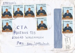 DRC RDC Congo 2015 Lumumbashi President Kabila 350fc Cover - Storia Postale