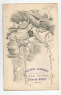 Cpa Fantaisie Joyeux Paques Femme Bergère Mouton Cachet Victor Cordet Villa Brasil Milano Per Musocco 1908 - Ostern