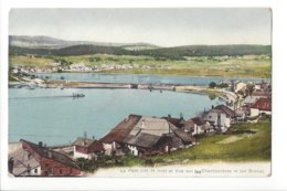 23635 - Vallée De Joux Le Pont Et Vue Sur Les Charbonières Et Lac Brenet Circulée 1913 - L'Abbaye