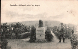 ! Soldatenfriedhof Bei Noyon, Carte Allemande,  1. Weltkrieg, Guerre 1916, Feldpost 18. Inf. Div. - Oorlogsbegraafplaatsen