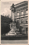 ! Alte Ansichtskarte Luxemburg, Luxembourg, Denkmal Monument Dicks Lentz, Verlag Dr. Trenkler, Leipzig, 1908, Lux. Nr. 6 - Lussemburgo - Città