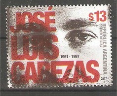 DD39-ARGENTINA 2017 CABEZAS,JOURNALIST PHOTOGRAF MURDERED YV 3167 MNH - Unused Stamps