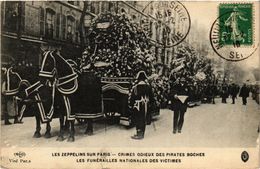 CPA LES ZEPPELINS SUR PARIS Les Funerailles Nationales Des Victimes (176151) - Funérailles